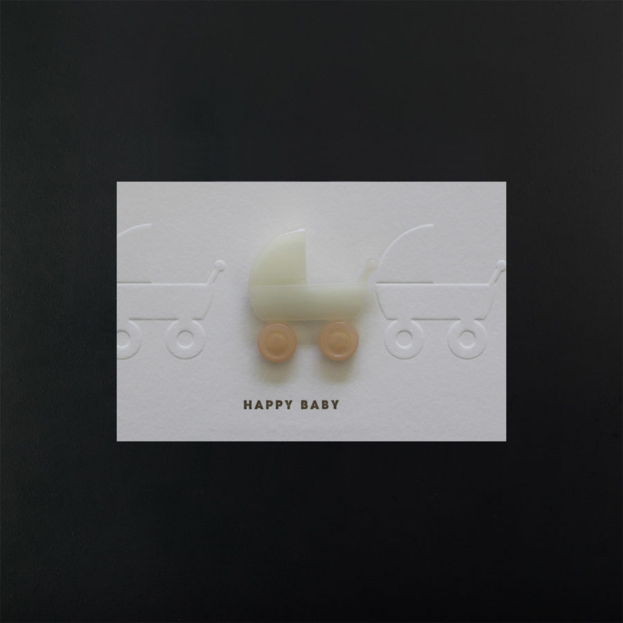 BROCHE LANDAU lait et pêche