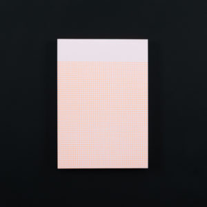 BLOC NOTE A6 6 POINTS TYPO orange fluo
