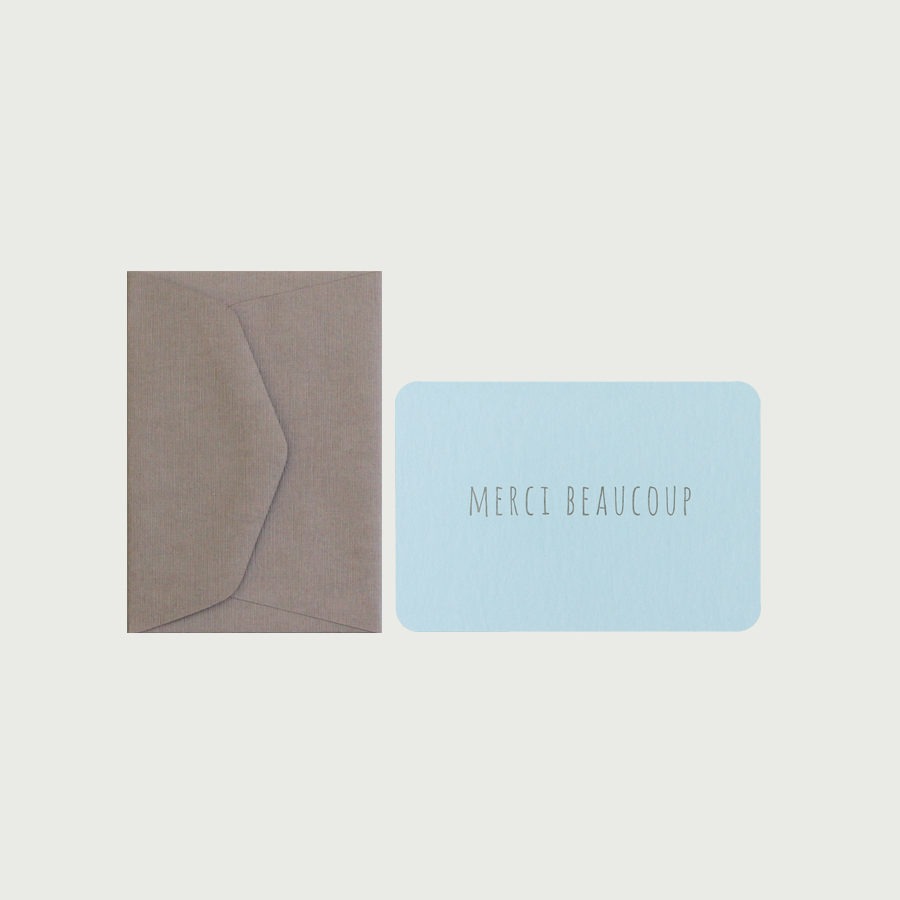 Mini enveloppe kraft (pour carte format carte de visite)