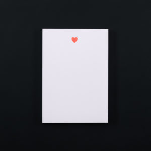 A6 NOTEPAD HEART