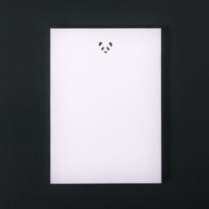 BLOC A5 papier à lettre - PANDA