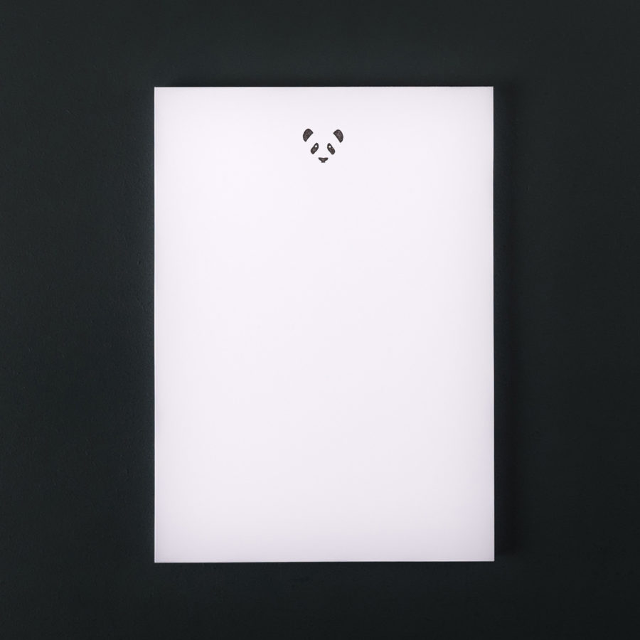 BLOC A5 papier à lettre - PANDA
