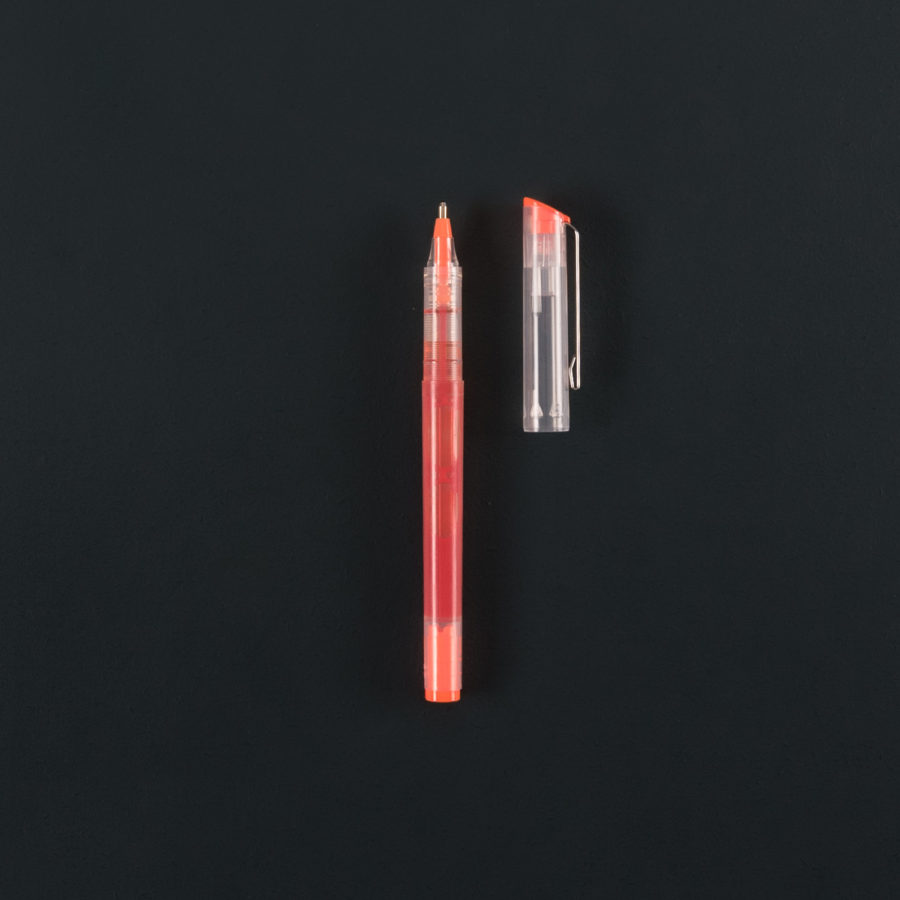 ORANGE GEL INK PEN