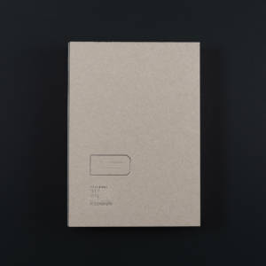 cahier avec du papier pierre à l'intérieur