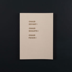 CAHIER SOUPLE A5+ CHAUD DEVANT