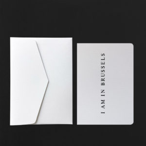 Folded Card I AM IN BRUSSELS