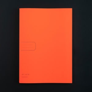 A4 SOFT COVER NOTEBOOK FLUO ORANGE