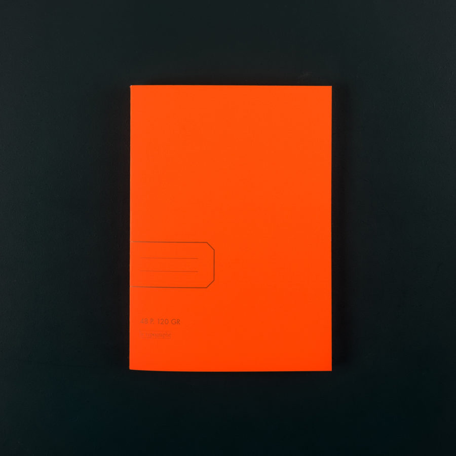 CAHIER SOUPLE A5 ORANGE FLUO