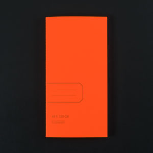 CAHIER SOUPLE US ORANGE FLUO