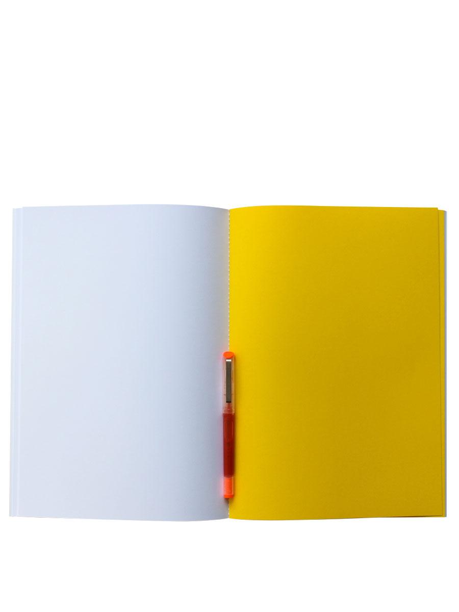 CAHIER SOUPLE A4 ORANGE FLUO, le typographe