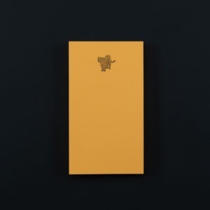 bloc de papier avec un guépard