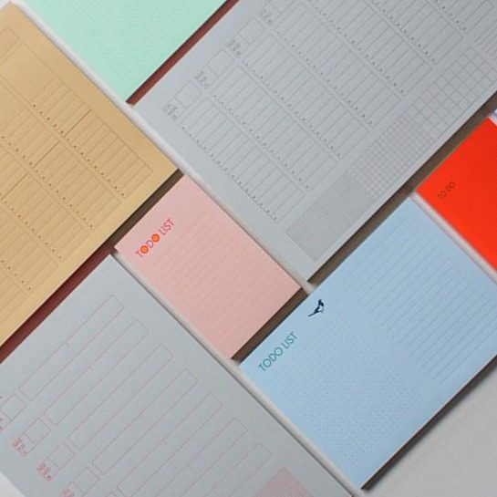 Notepads to stay organised