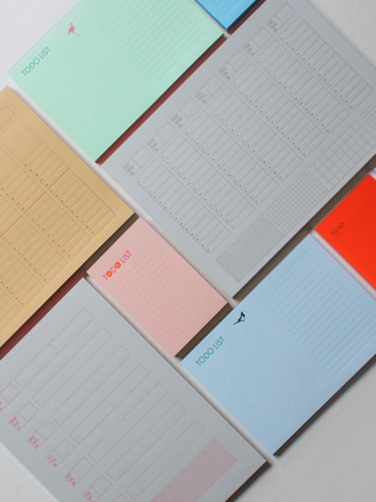 Notepads to stay organised