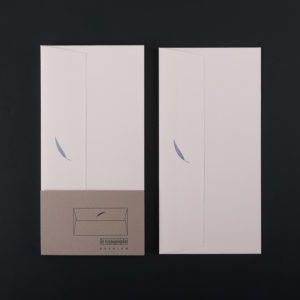 X 10 DL BLUE PALM ENVELOPES