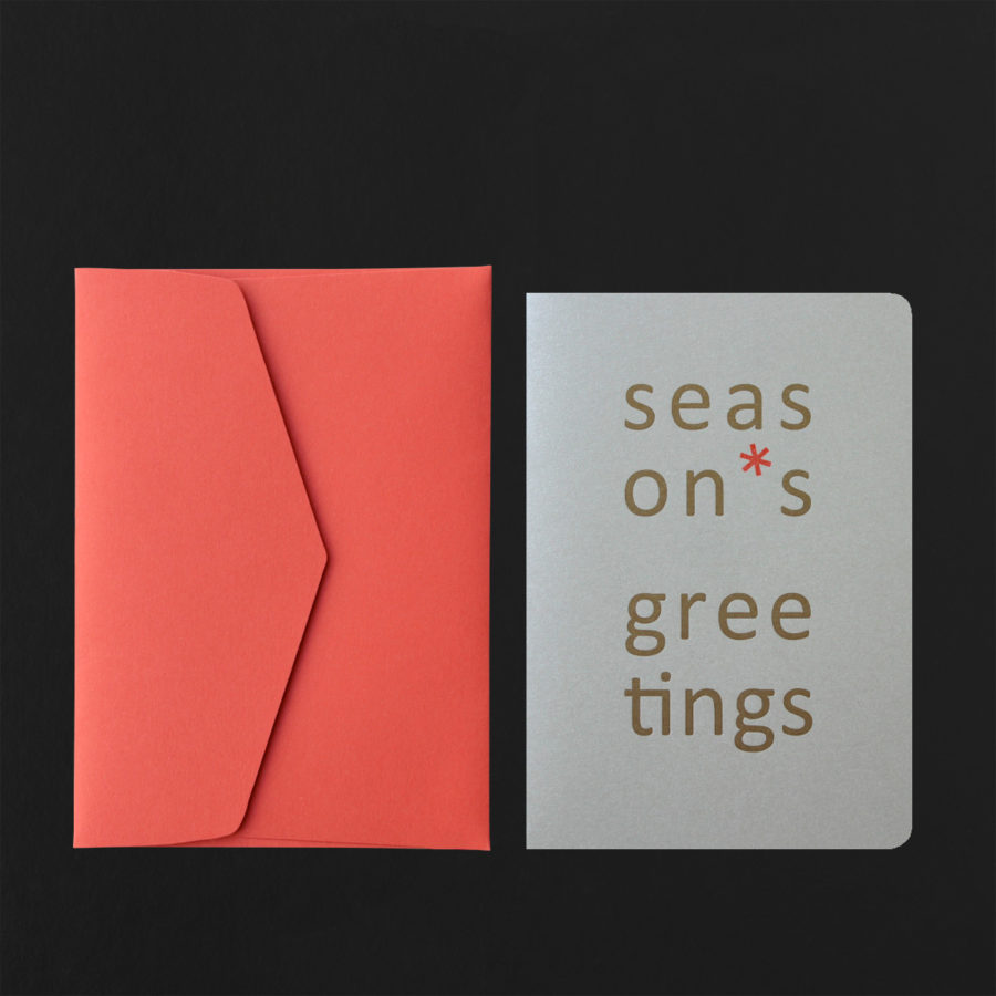 Folded Card SEASONS GREETINGS