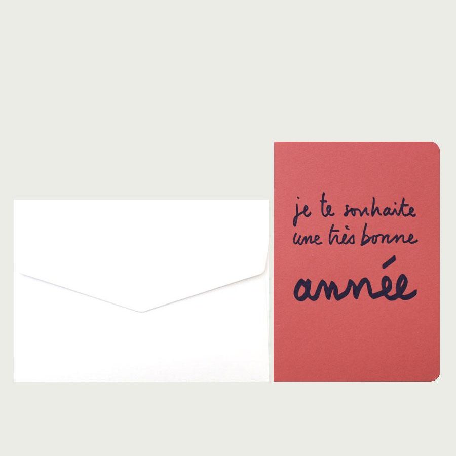 carte de vœux season's greeting card