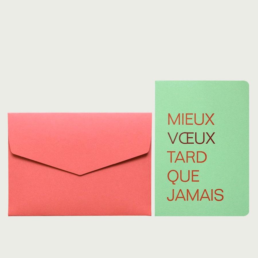 carte de vœux season's greeting card