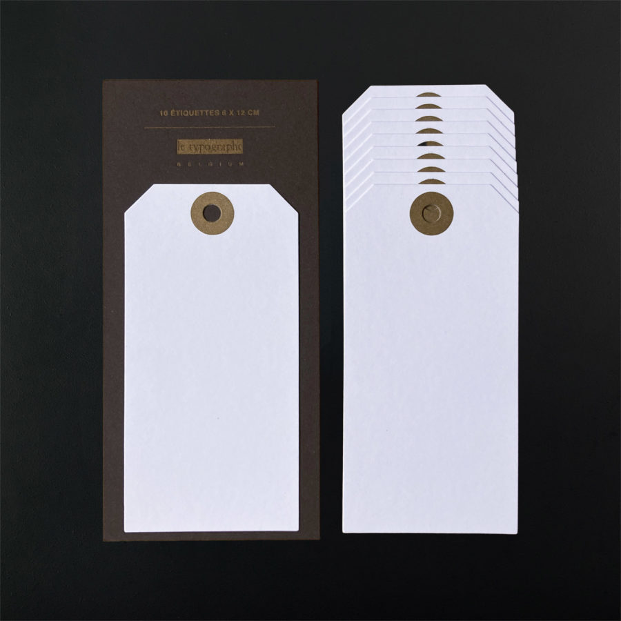 LABELS WHITE PACK X10