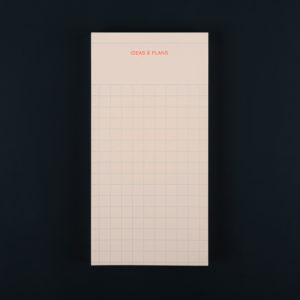 DL NOTEPAD IDEAS & PLANS CORAL