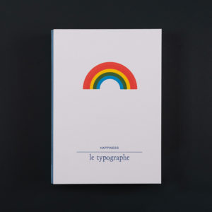 CAHIER CARTON A5+ HAPPINESS rainbow - pages lignées