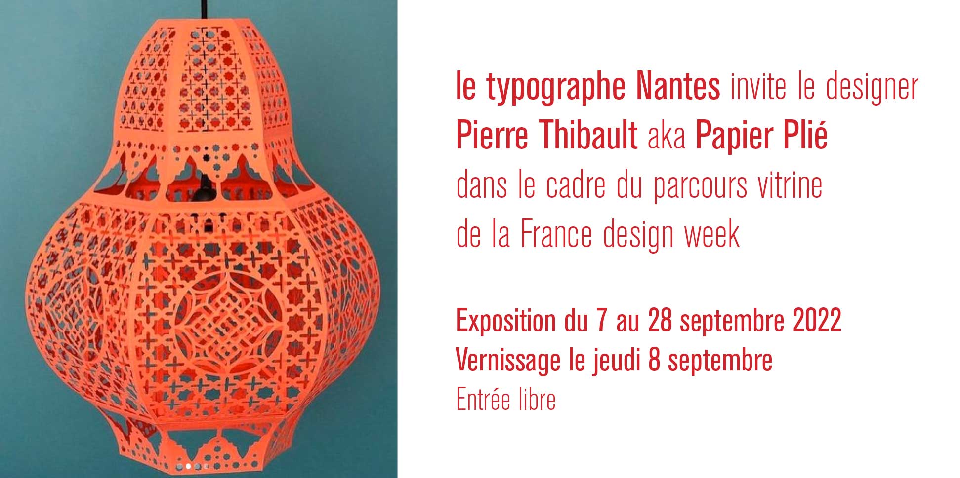 France Design Week Papier Plie Nantes