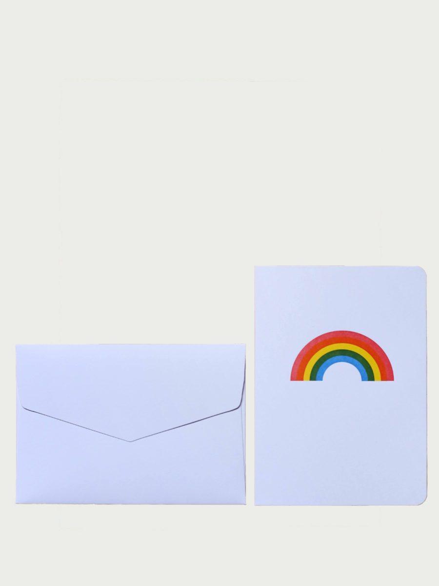 CARTE POSTALE ARC EN CIEL RAINBOW