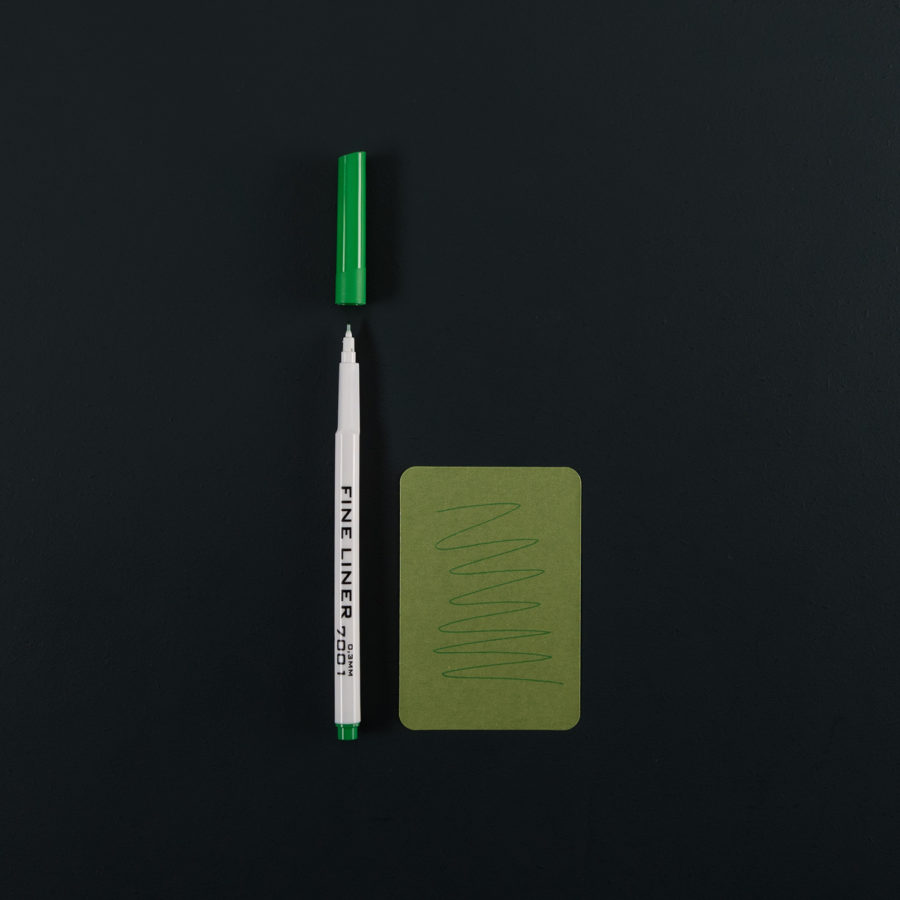 GREEN FINE LINER PEN