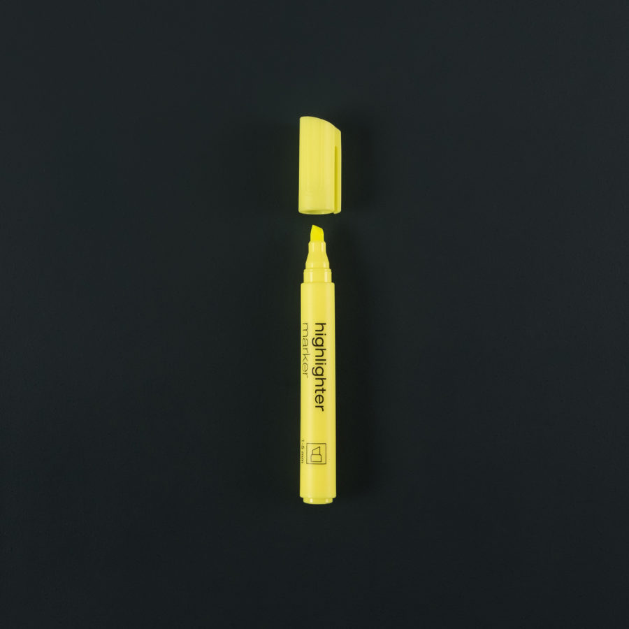 FEUTRE FLUORESCENT JAUNE