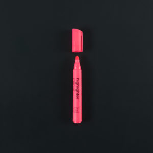 PINK FLUORESCENT HIGHLIGHTER