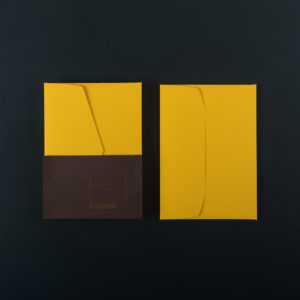 Paquet de 5 ENVELOPPES C6 - Banane