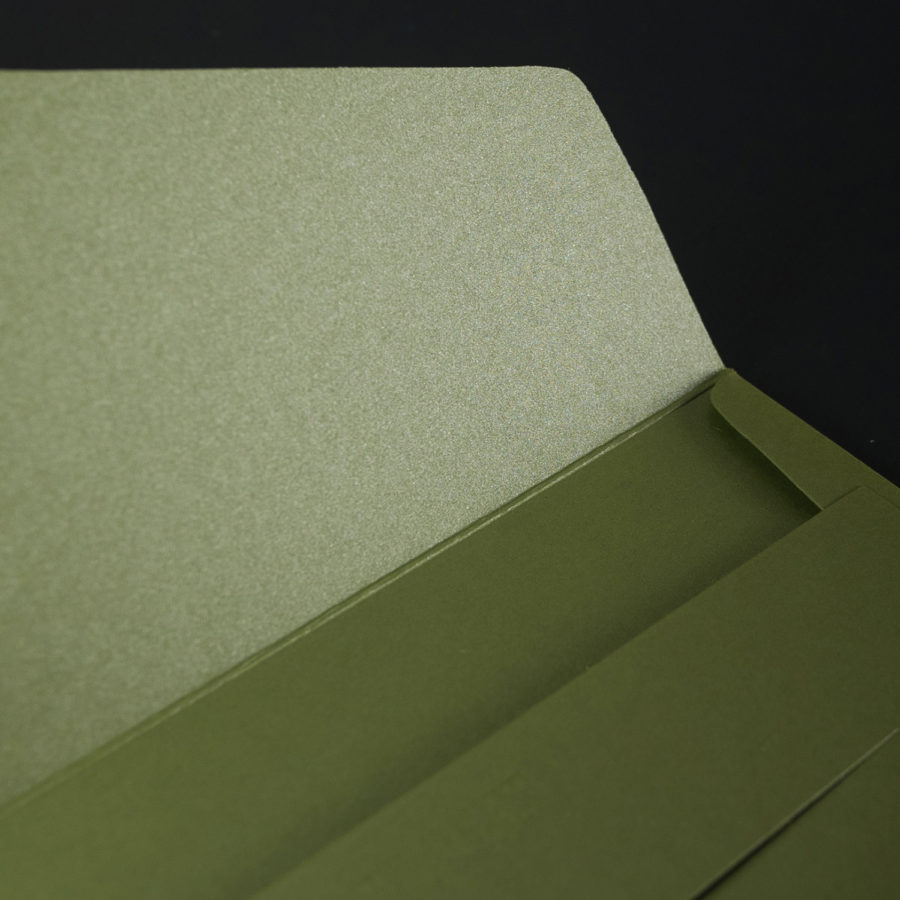 Paquet de 5 ENVELOPPES C6 - Herbe