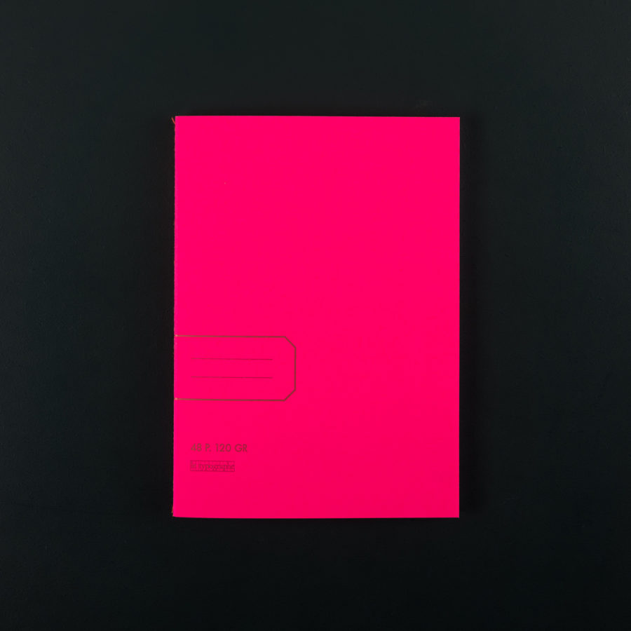 CAHIER SOUPLE A5 ROSE FLUO