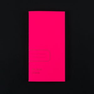 11x21 SOFT COVER FLUO PINK NOTEBOOK