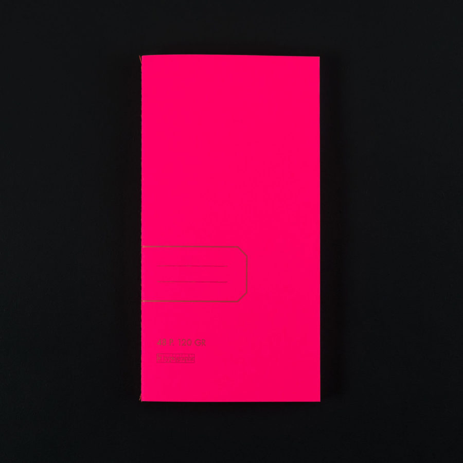 11x21 SOFT COVER FLUO PINK NOTEBOOK