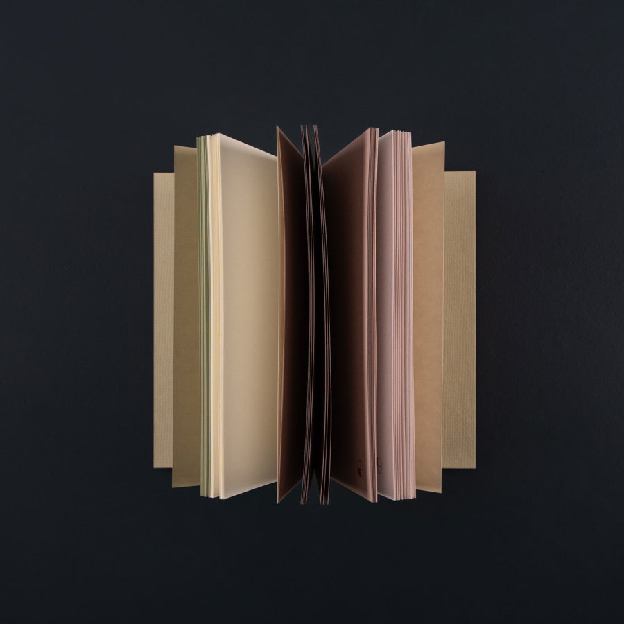 HARD COVER NOTEBOOK - GARDEN - 11.5 x 22 cm - 4 seasons