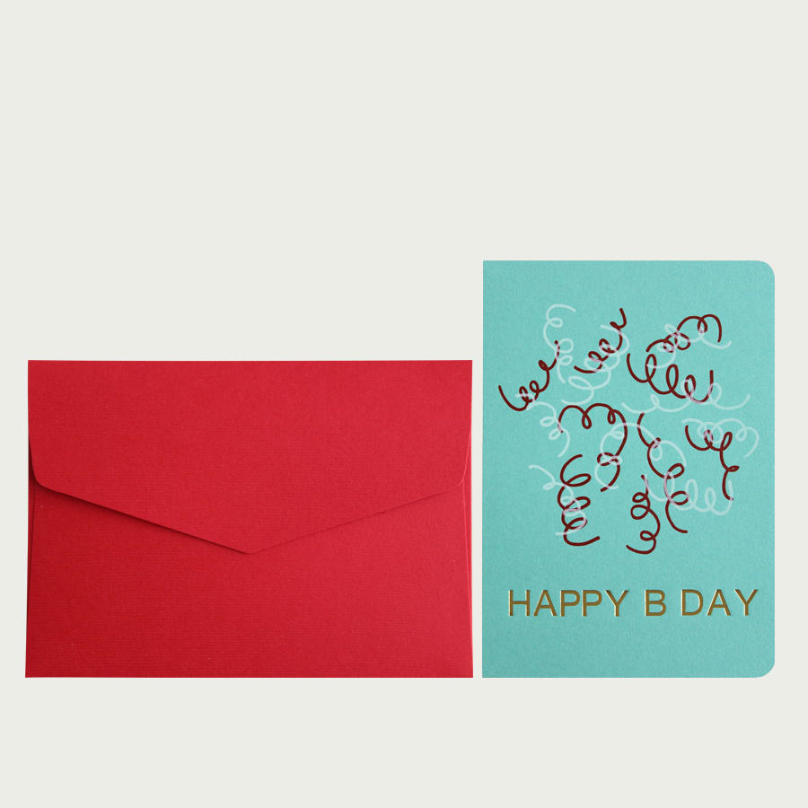 élégante carte d'anniversaire