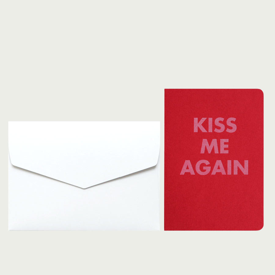 jolie carte postale kiss me again