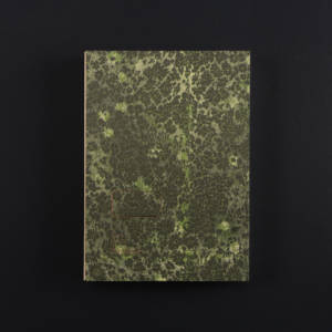 A5+ FLOWERY HARD COVER NOTEBOOK green