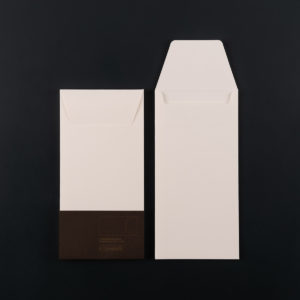 Pack of 4 DL ENVELOPE (11x22 cm) - natural white colour