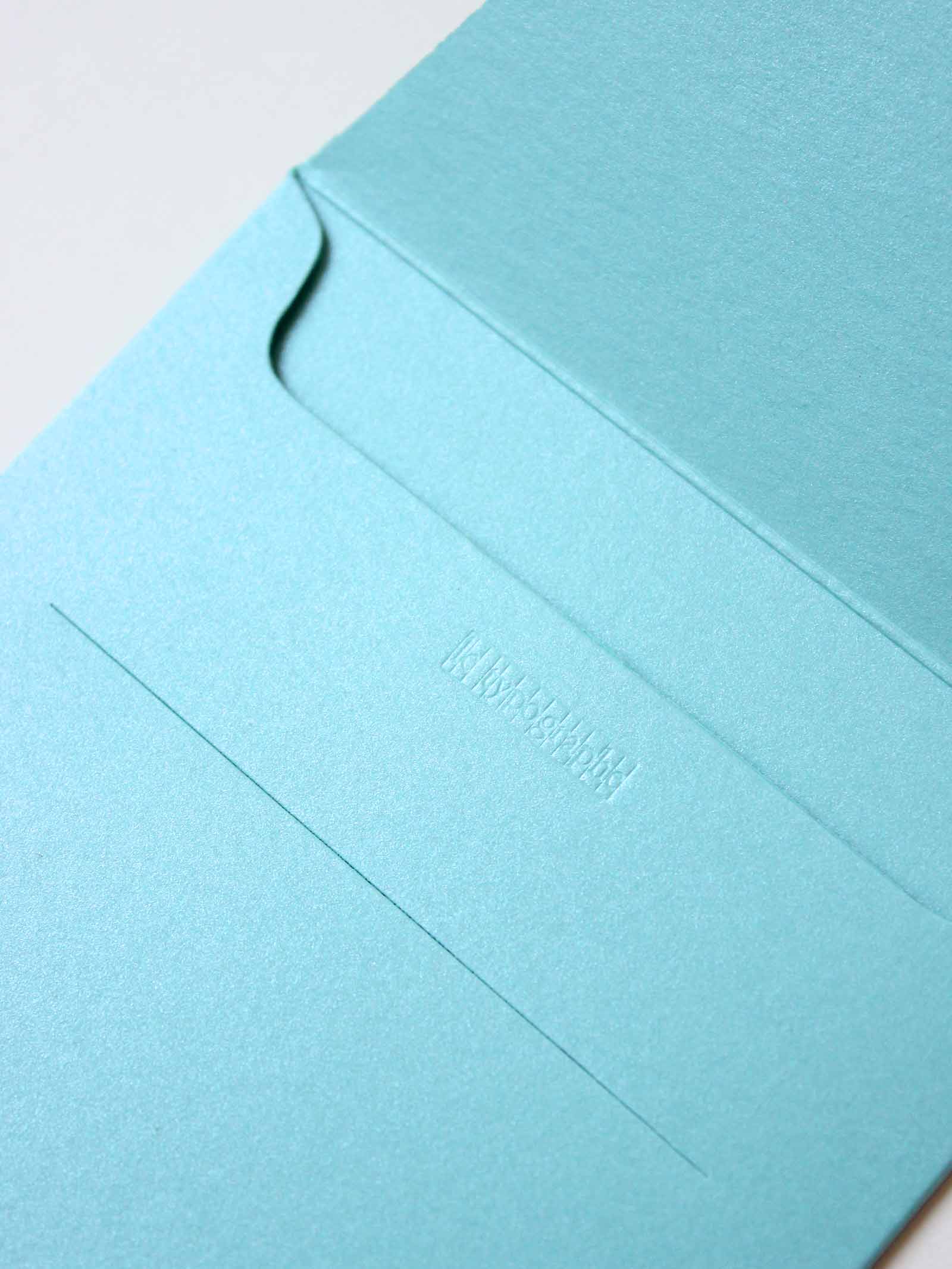 ECA010 - Enveloppe 11,4x16,2 cm - Couleur : Bleu océan