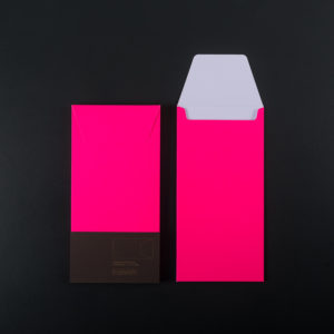 Pack of 4 DL ENVELOPE (11×22 CM) – fluo pink colour