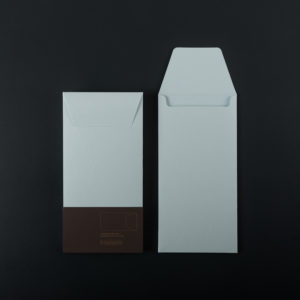 Pack of 4 DL ENVELOPE (11×22 CM) – aqua colour