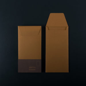 Pack of 4 DL ENVELOPE (11×22 CM) – bronze colour