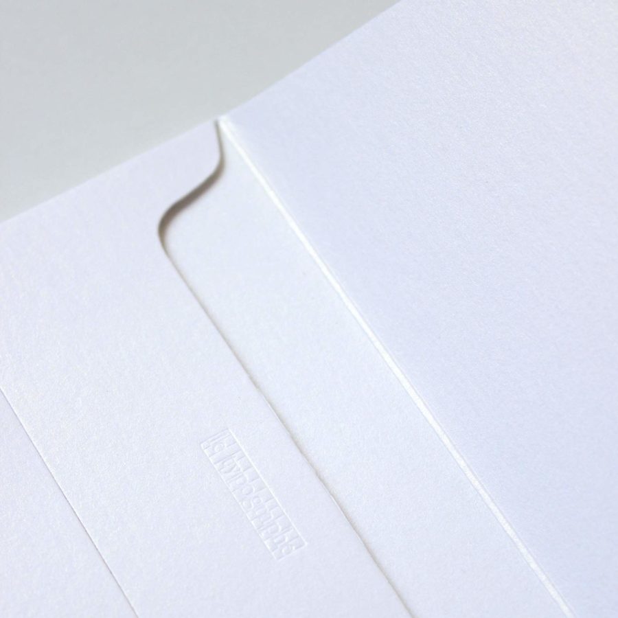Paquet de 4 ENVELOPPES 11x22 cm US – couleur champagne