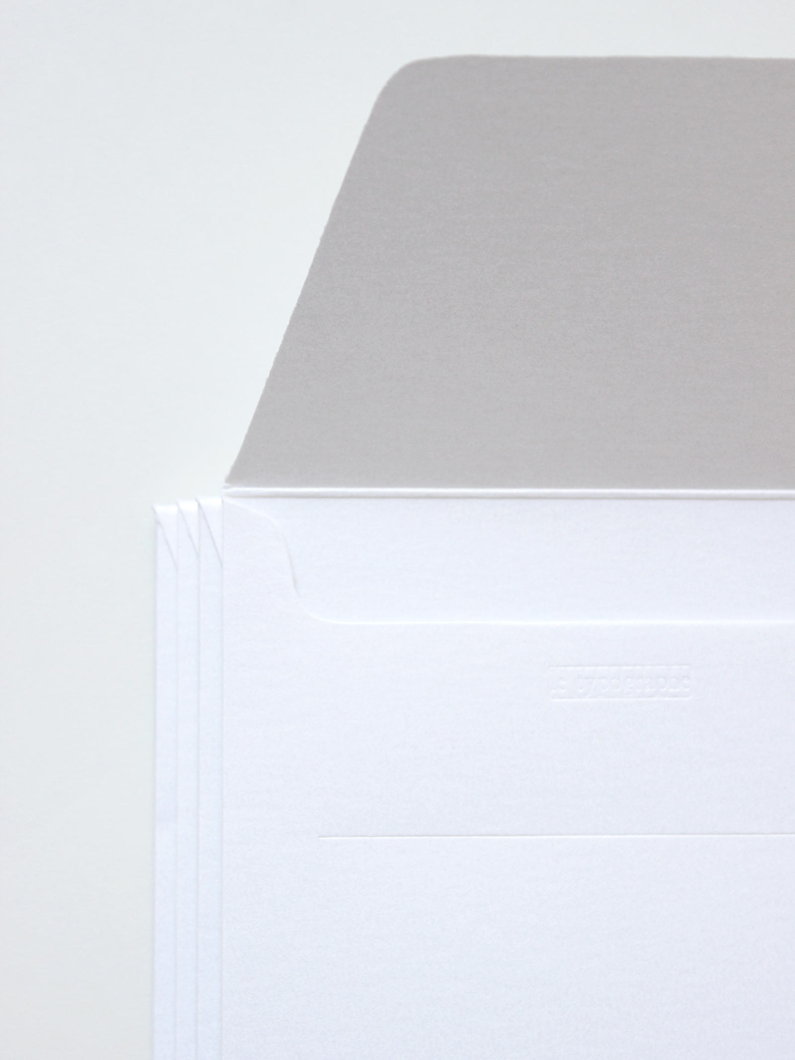 PAQUET DE 4 ENVELOPPES 11×22 cm US – couleur pole, le typographe, Qualité  typo