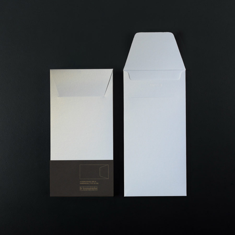 Pack of 4 DL ENVELOPE (11x22 cm) - champagne colour