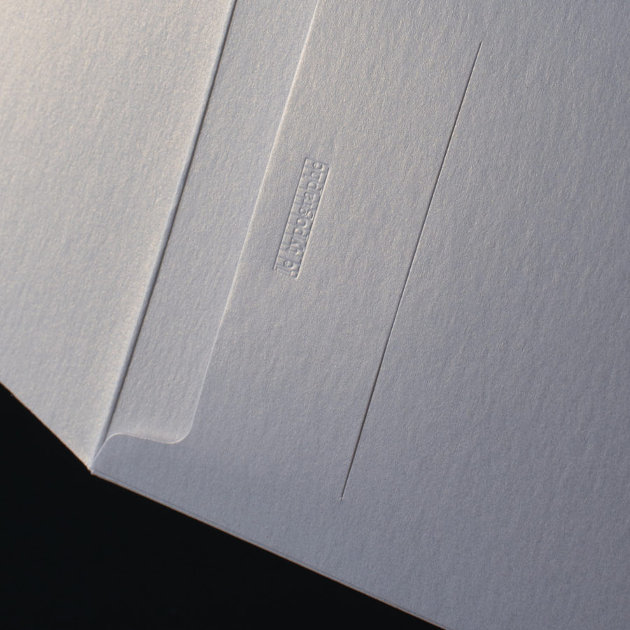 Paquet de 4 ENVELOPPES 11x22 cm US – couleur champagne