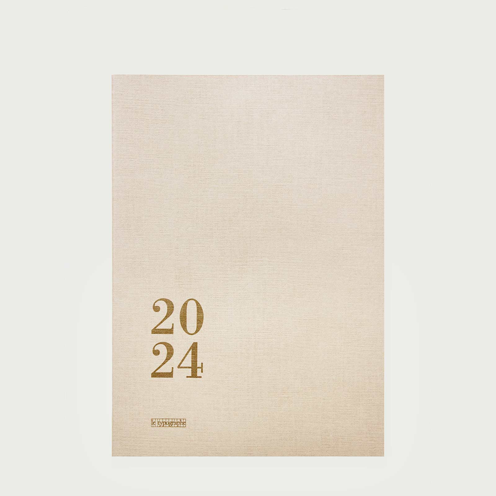 AGENDA HEBDOMADAIRE 2024 A5+ souple – couleur nature