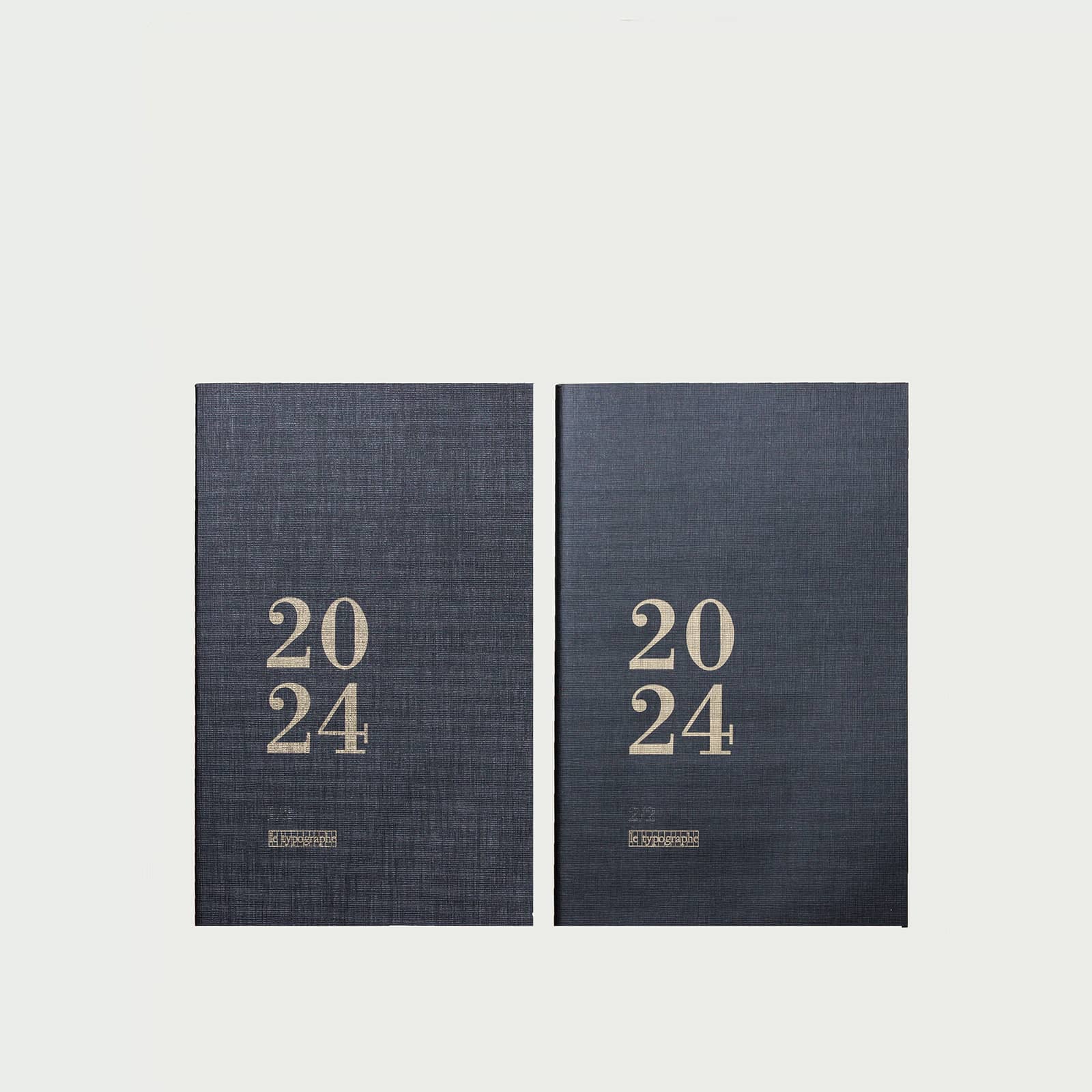 AGENDA HEBDOMADAIRE 2024 A6 souple – couleur noire