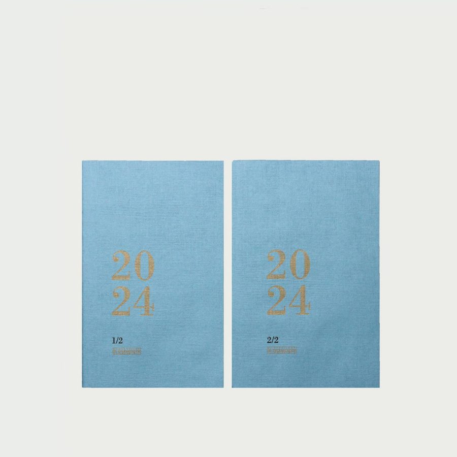 2024 A6 SOFT COVER DIARY- weekly - black colour